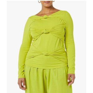 Terea Women's Primrose Knotted Front Long Sleeve Top size XXL NWT